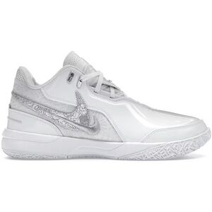 Nike Zoom LeBron NXXT Gen AMPD in White/Silver size 13